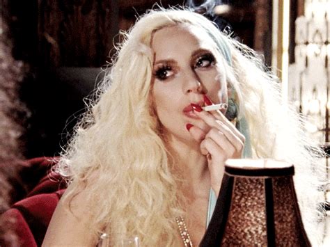 Smoking Lady Gaga GIF 